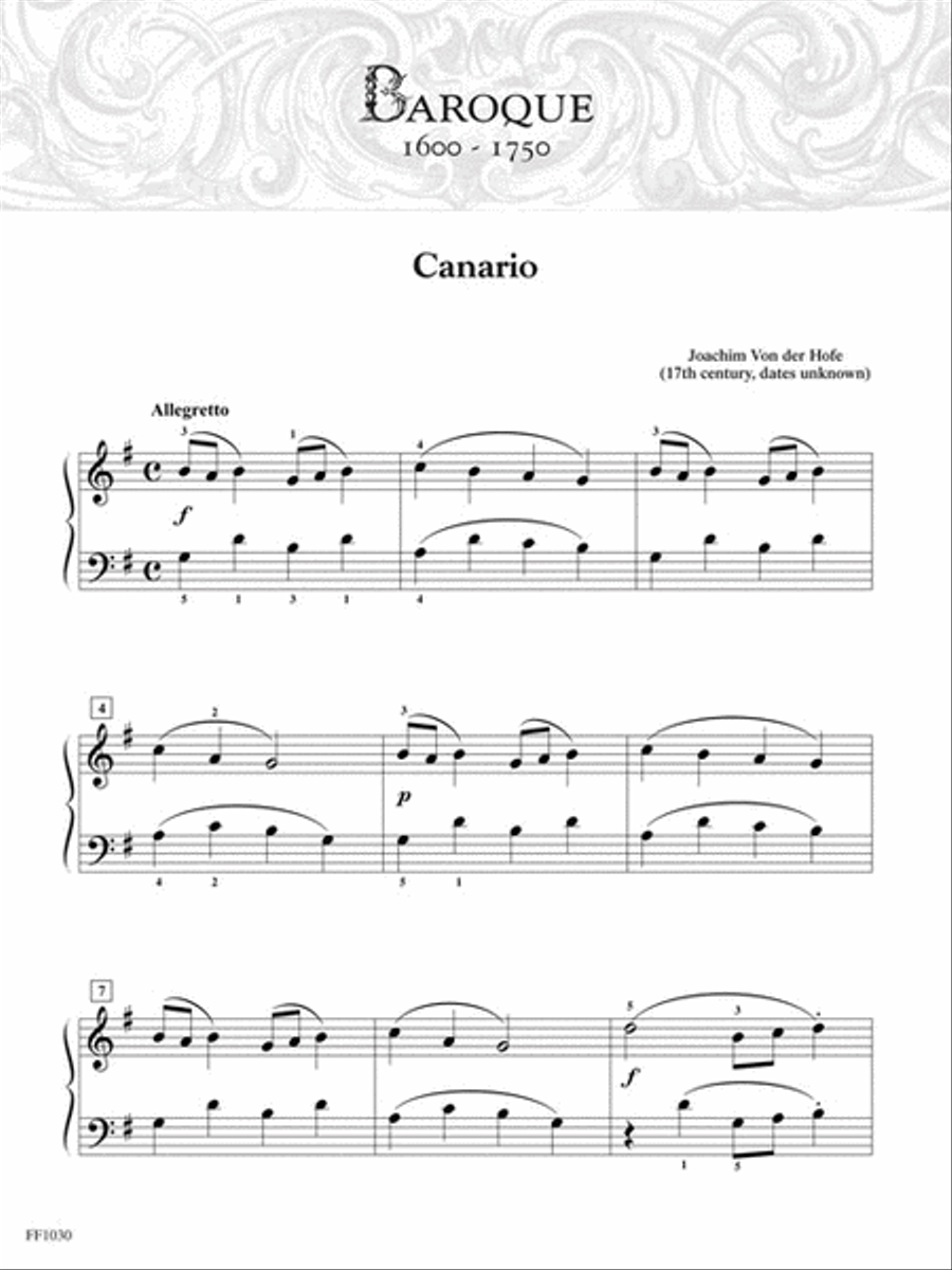 Piano Literature – Book 1