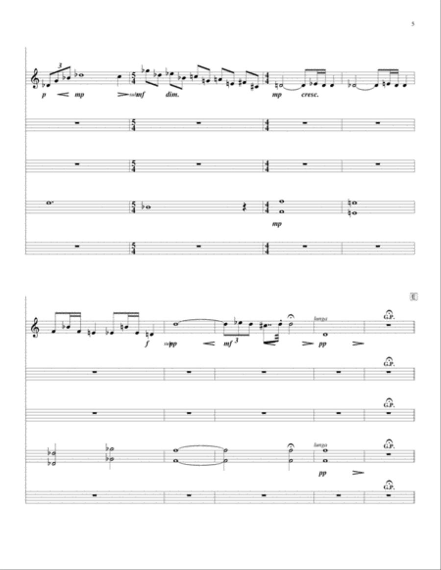 Phantasy Percussion Ensemble scores gallery preview page 5