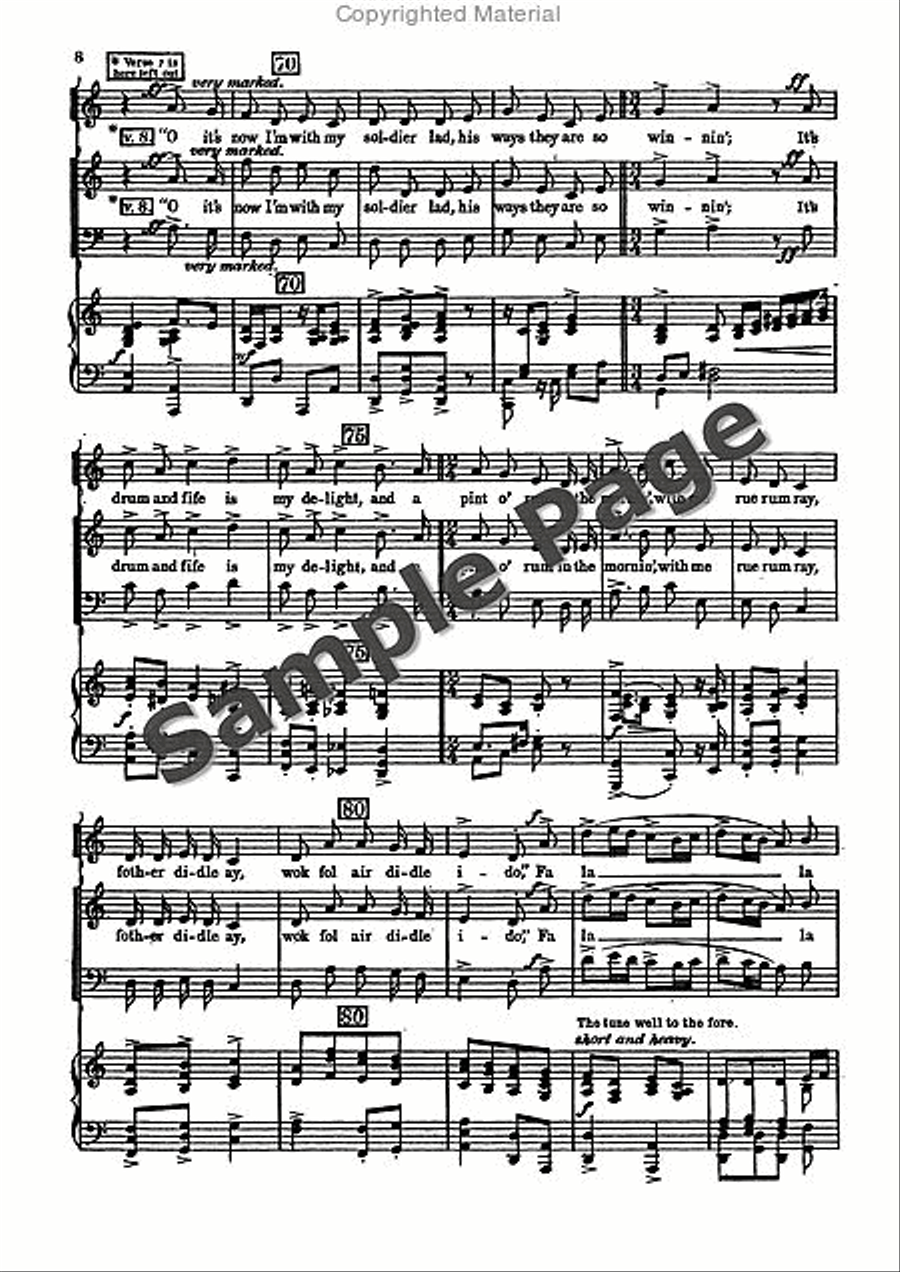 I'm Seventeen Come Sunday 4-Part scores gallery preview page 9