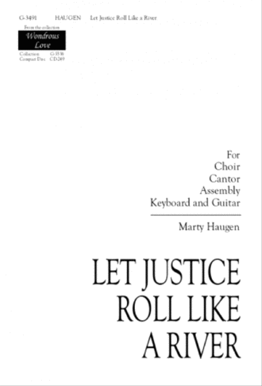 Let Justice Roll Like a River - Guitar edition Guitar scores gallery preview page 1