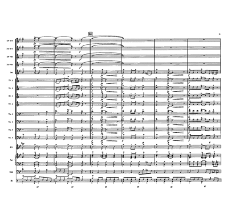 We Wish You a Merry Christmas Jazz Ensemble scores gallery preview page 11