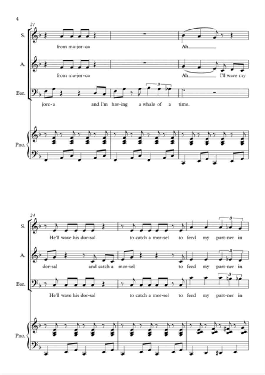 Orca from Majorca Orca from Majorca 3-Part scores gallery preview page 4