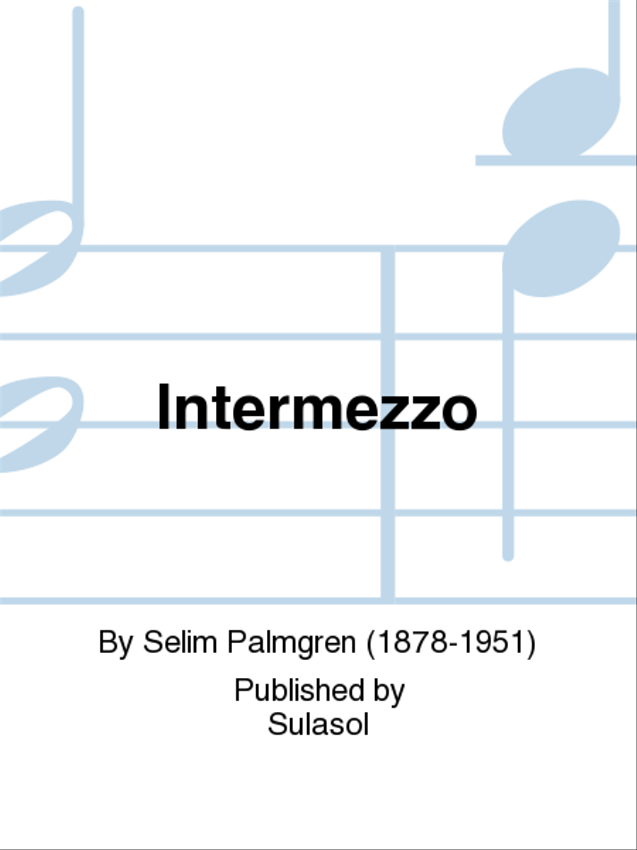 Intermezzo Piano Solo scores gallery preview page 1