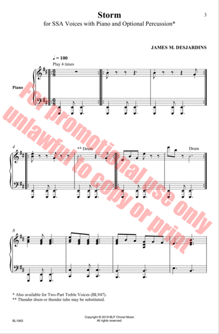 Storm Choir scores gallery preview page 4