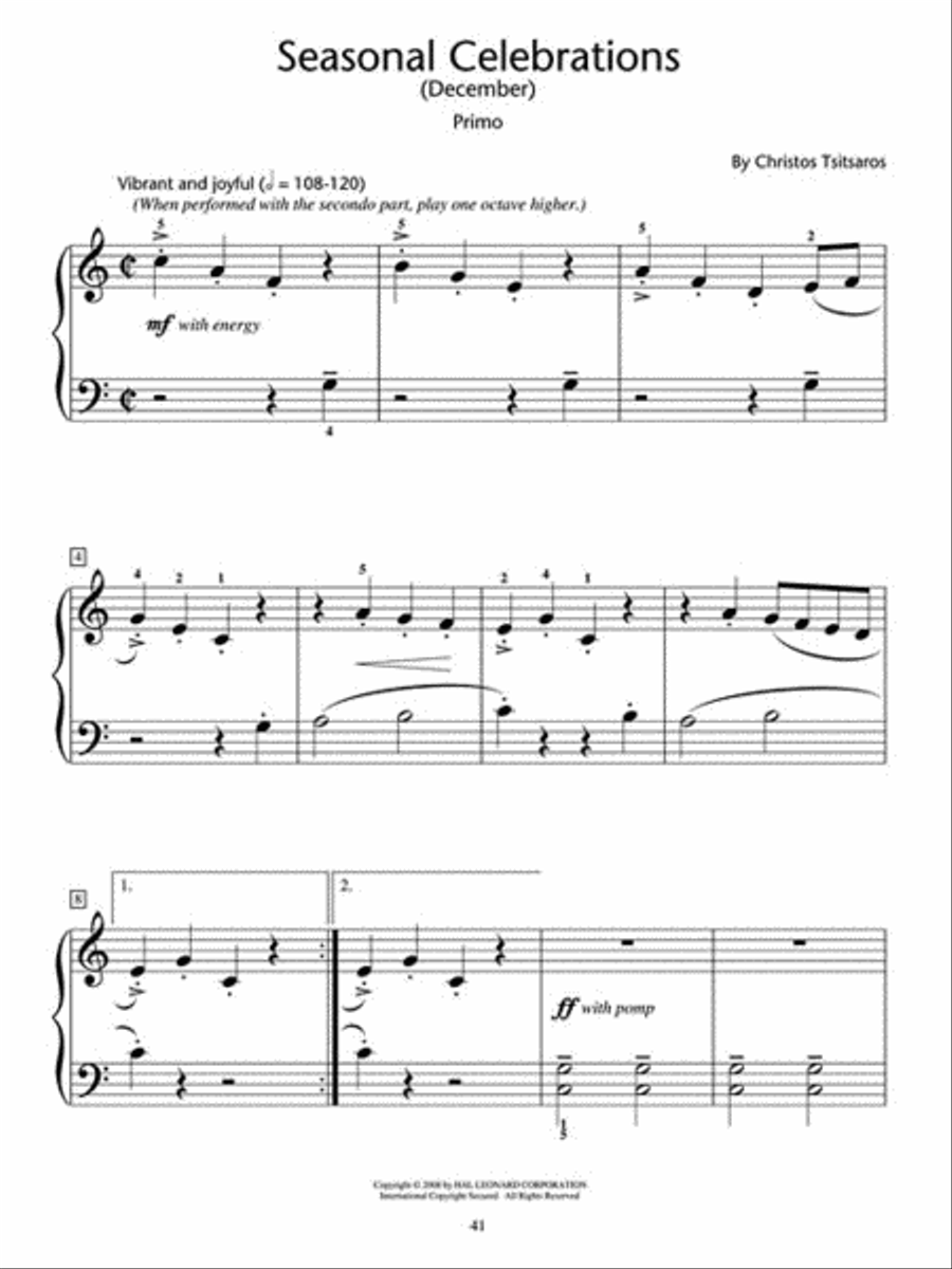 Throughout the Year Piano Method scores gallery preview page 5