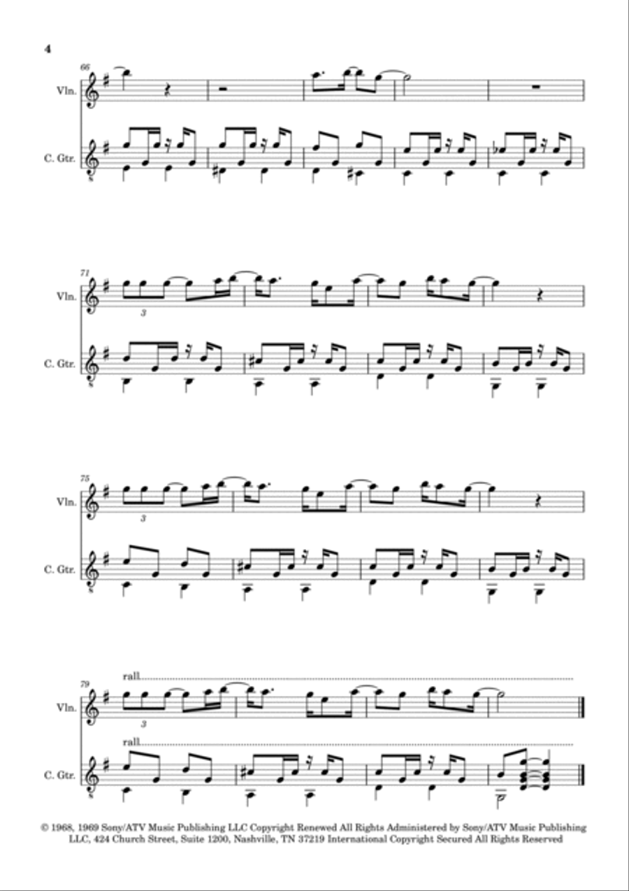 Blackbird Blackbird String Duet scores gallery preview page 4