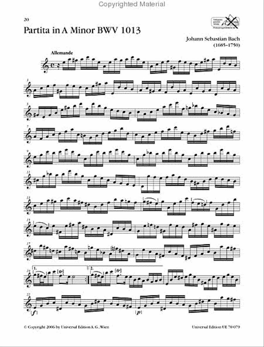 Classic Solos For Flute With CD Chamber Music scores gallery preview page 2