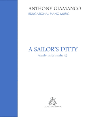 Book cover for A Sailor's Ditty (piano solo - early intermediate)