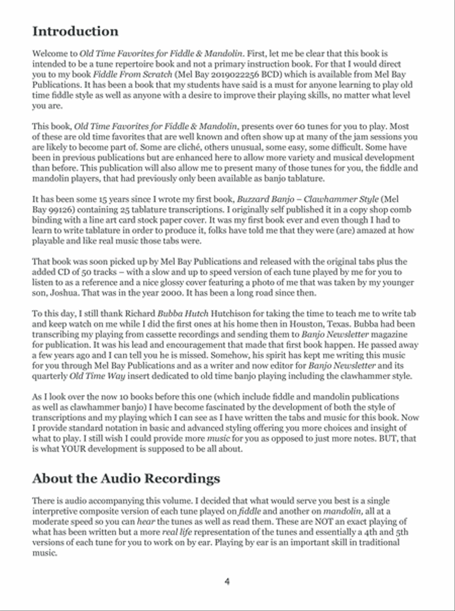 Old-Time Favorites for Fiddle and Mandolin Violin scores gallery preview page 10