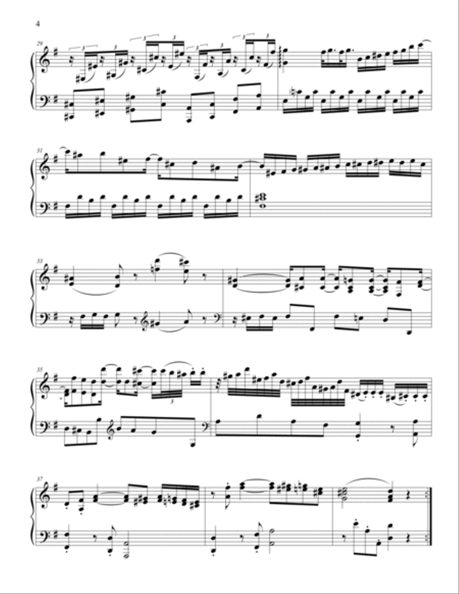 Sonata Op.98 Piano Solo scores gallery preview page 5