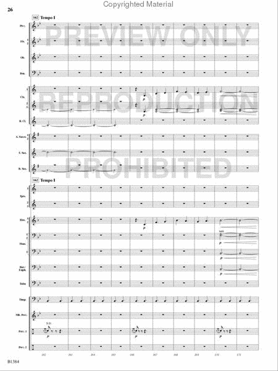 Summer Resounding! Concert Band scores gallery preview page 25