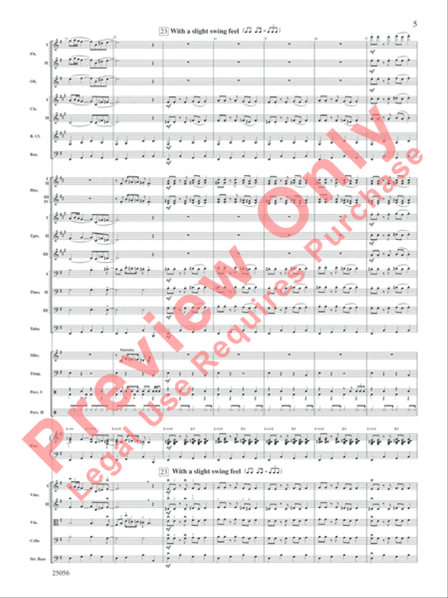 James Bond Medley James Bond Medley Full Orchestra scores gallery preview page 6