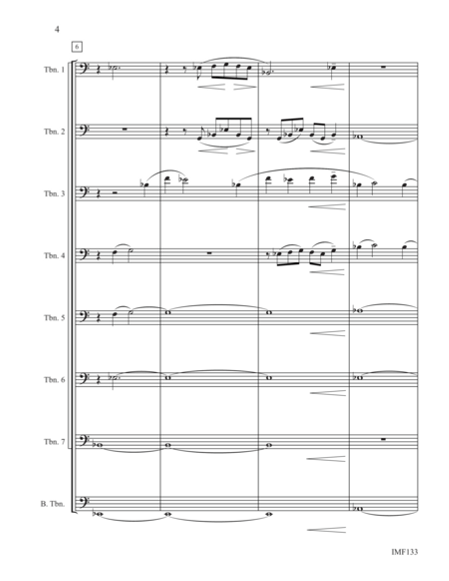 Ballade Trombone scores gallery preview page 3