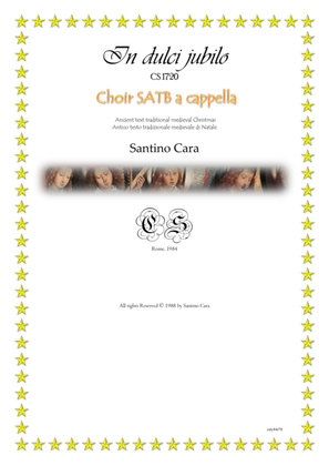 In dulci jubilo - Christmas for SATB choir a cappella