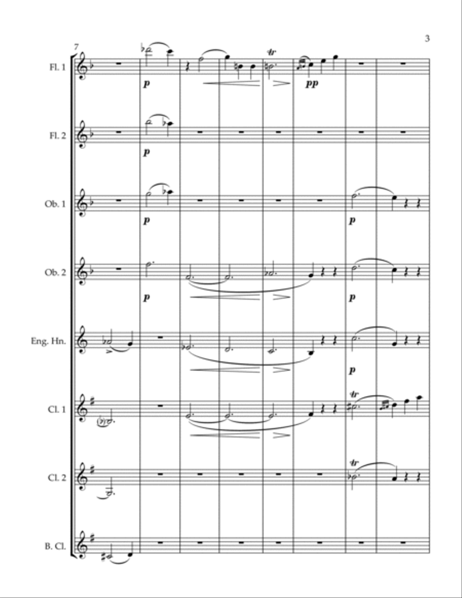 Adagio Woodwind Ensemble scores gallery preview page 3