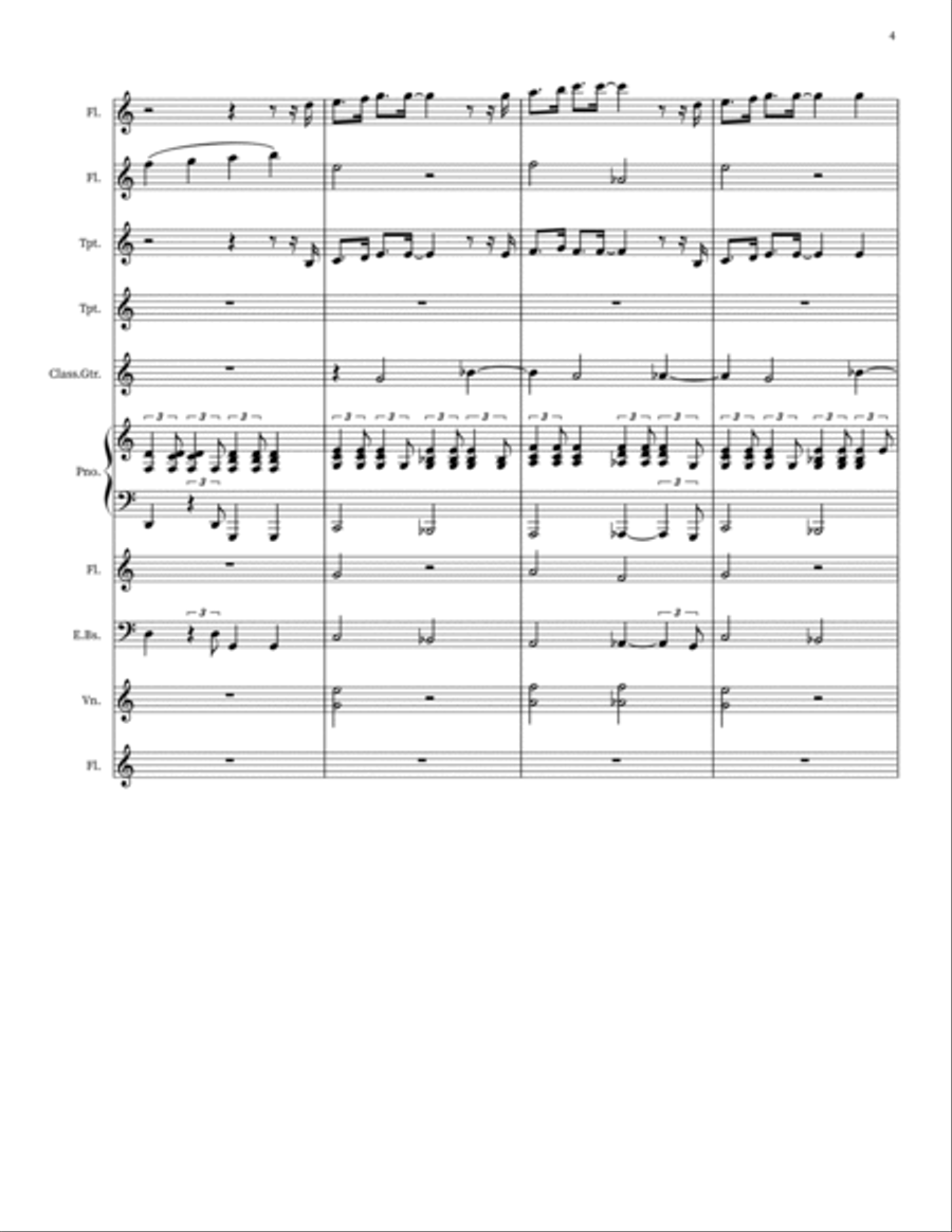 Santa Claus Is Comin' To Town Piano scores gallery preview page 4