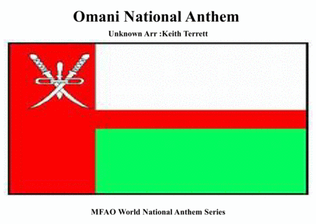 Book cover for Omani National Anthem for String Orchestra (MFAO World National Anthem Series)