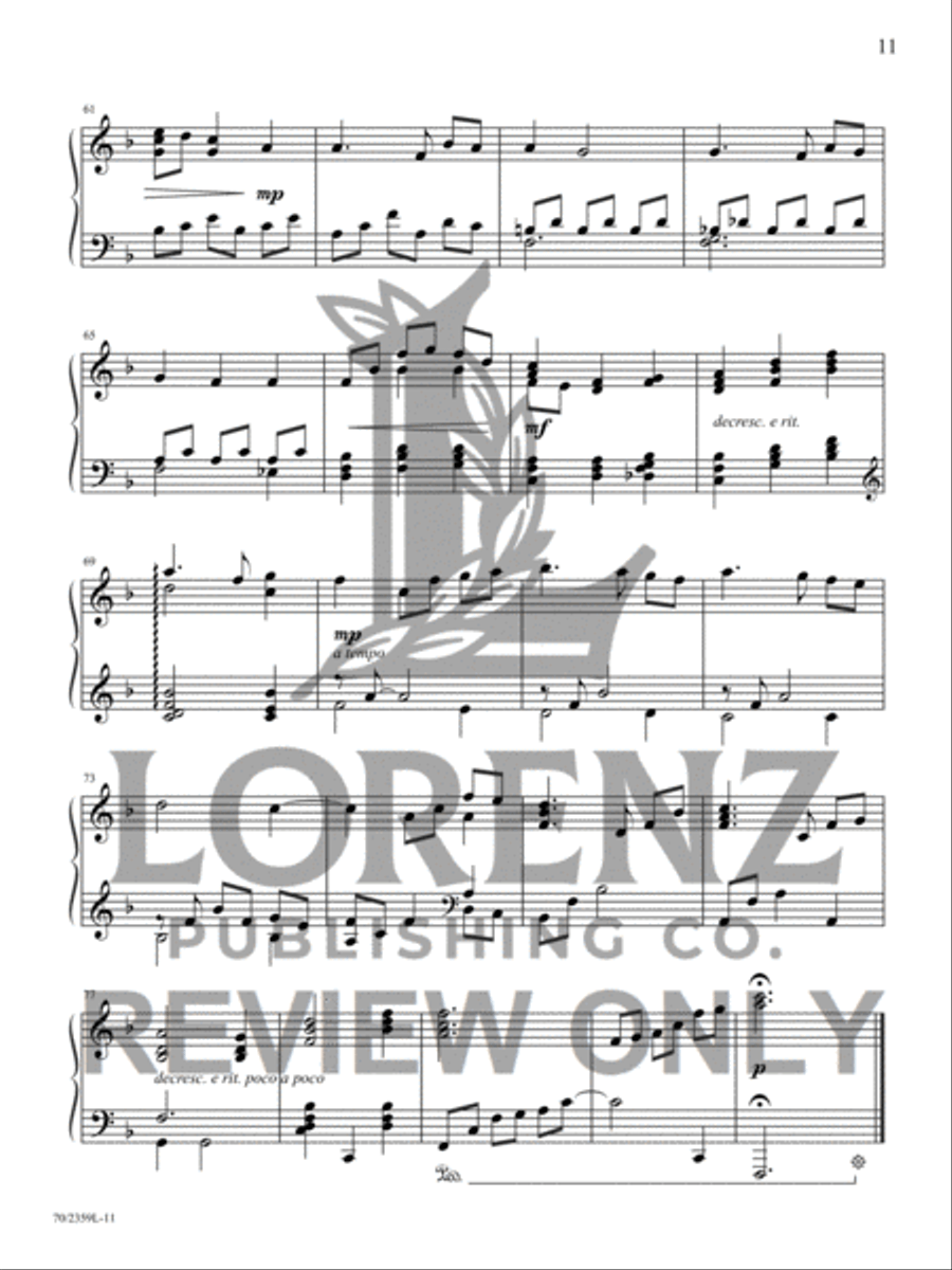 The Church Pianist's Library, Vol. 30 Piano Solo scores gallery preview page 8