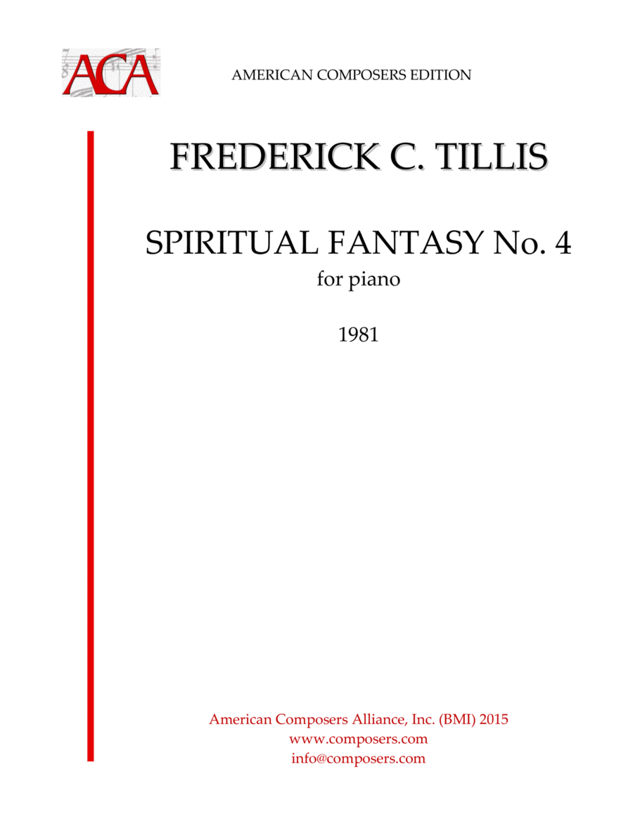 [Tillis] Spiritual Fantasy No. 4
