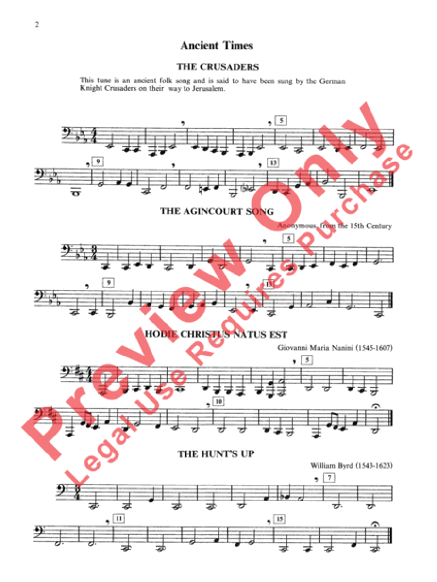 66 Festive & Famous Chorales for Band Concert Band scores gallery preview page 3