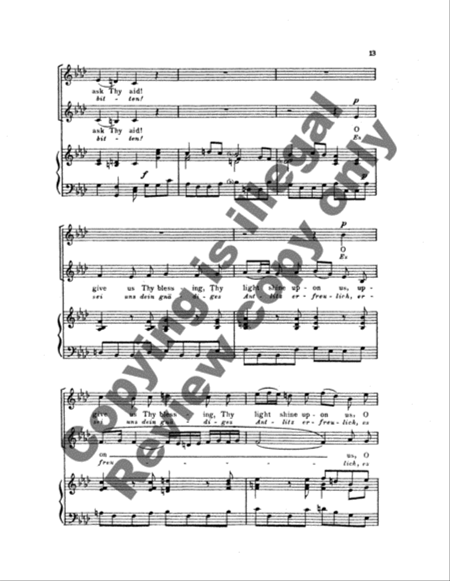 Wir eilen mit schwachen, doch emsigen Schritten (We Hurry with Tired, Unfaltering Footsteps) SA scores gallery preview page 8