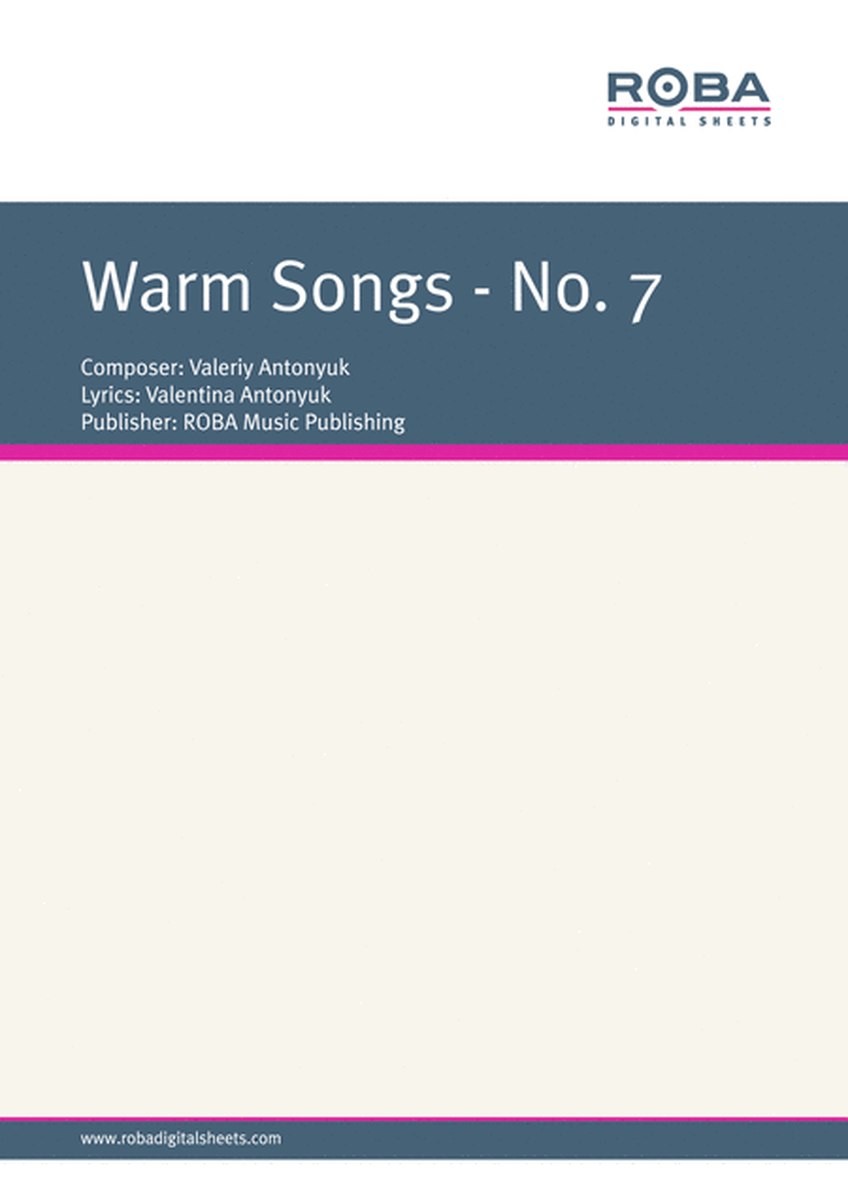 Warm Songs No 7