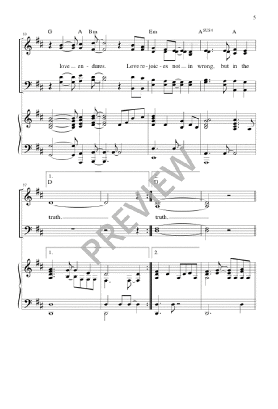 Love Is Patient Love Is Patient 4-Part scores gallery preview page 6