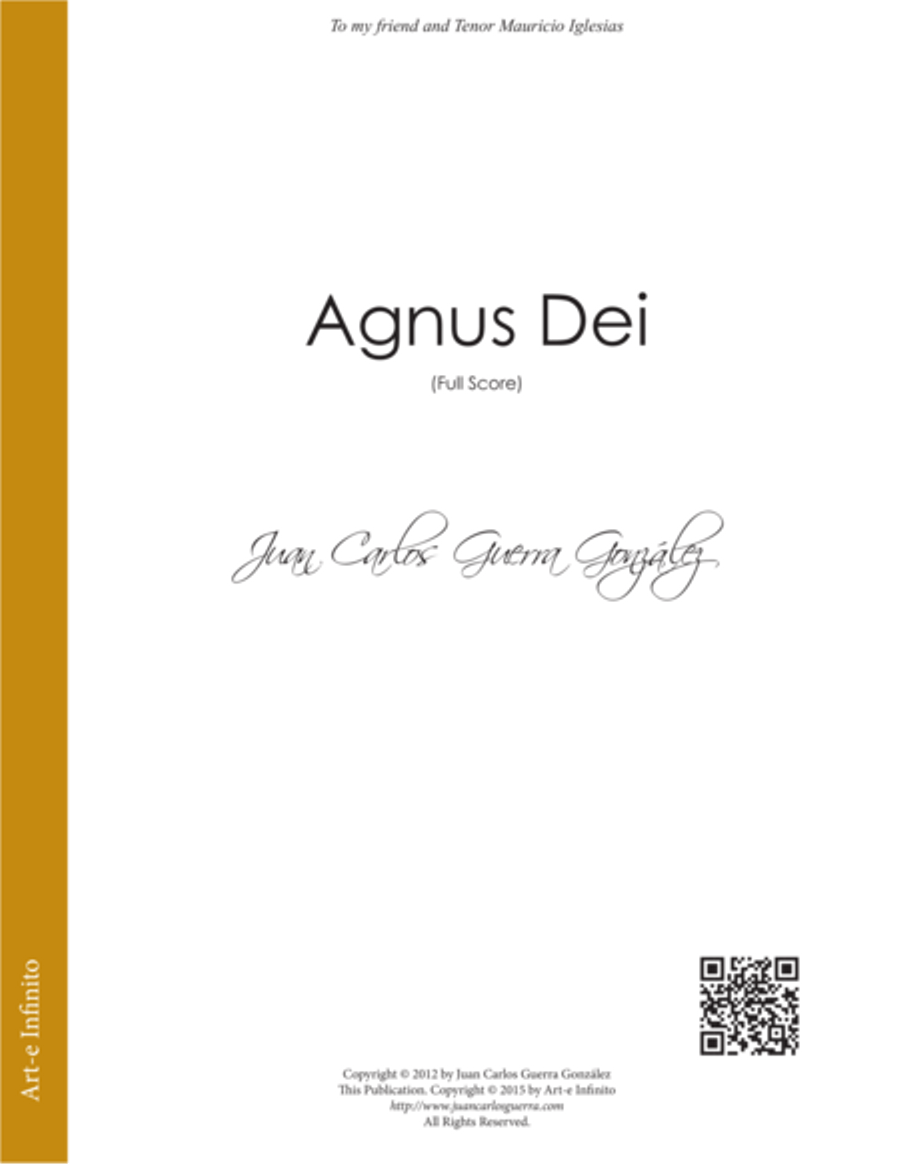 Agnus Dei (Full Score) Small Ensemble scores gallery preview page 1
