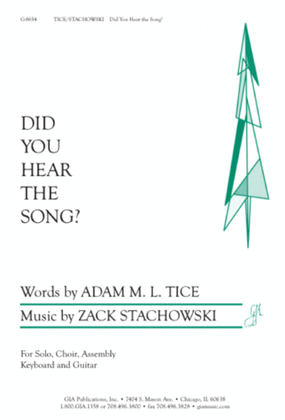 Book cover for Did You Hear the Song?