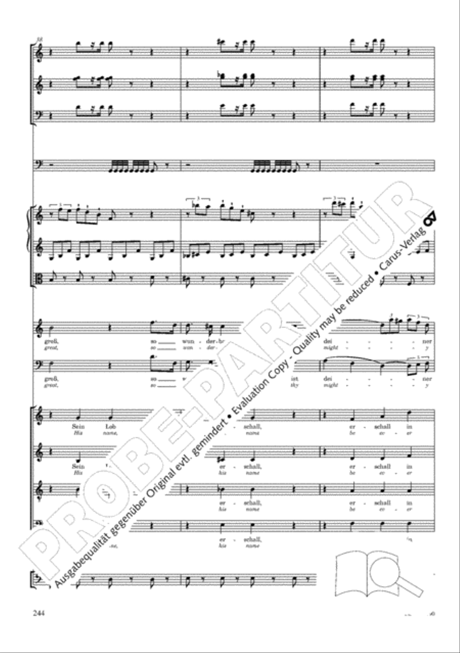 The Creation (Die Schopfung) 4-Part scores gallery preview page 264
