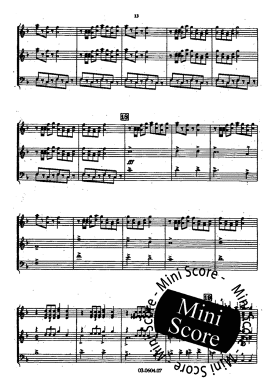 Ouverture 1812 (Solenelle) Concert Band scores gallery preview page 17