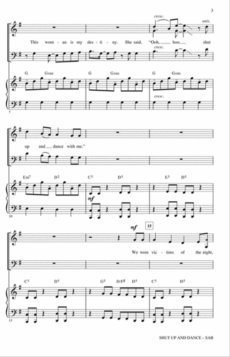<br>Sheet music extract