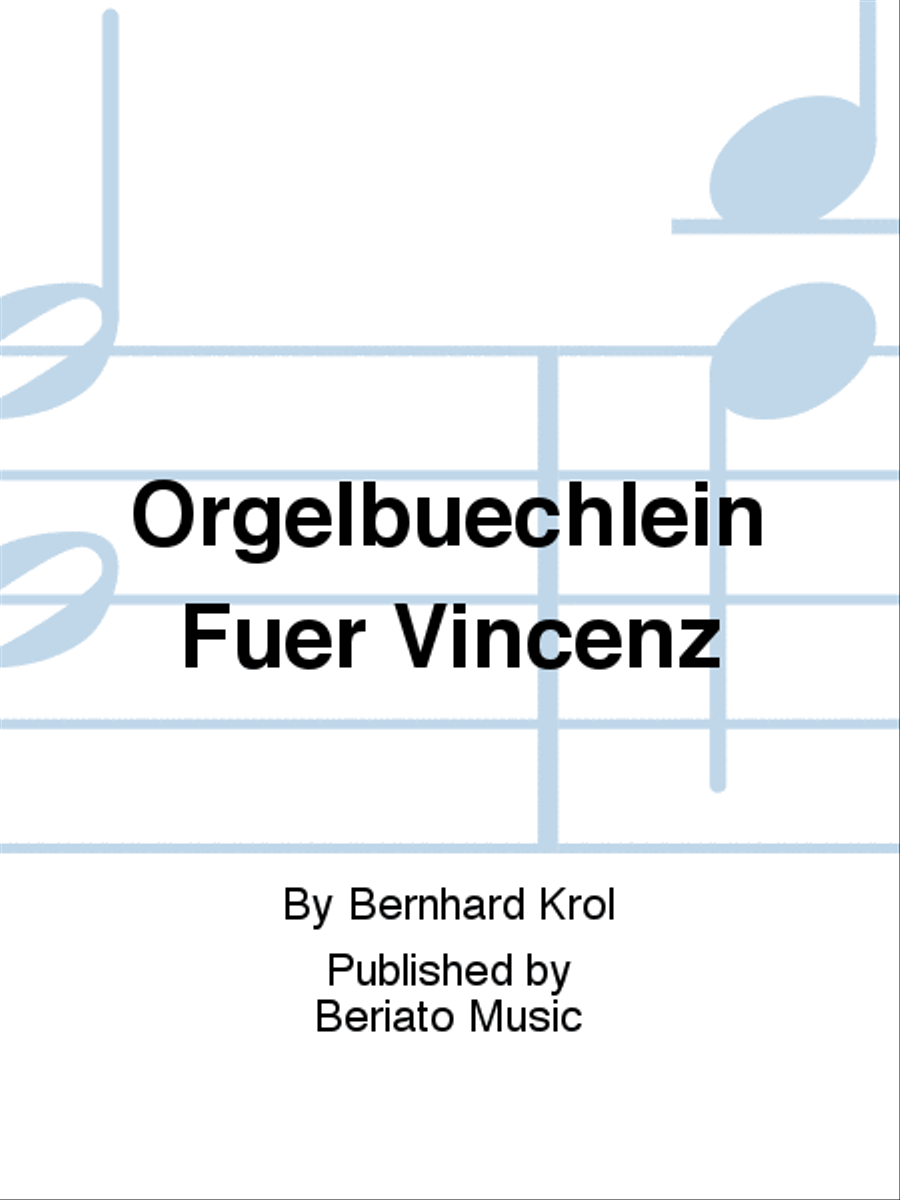 Orgelbuechlein Fuer Vincenz School and Community scores gallery preview page 1