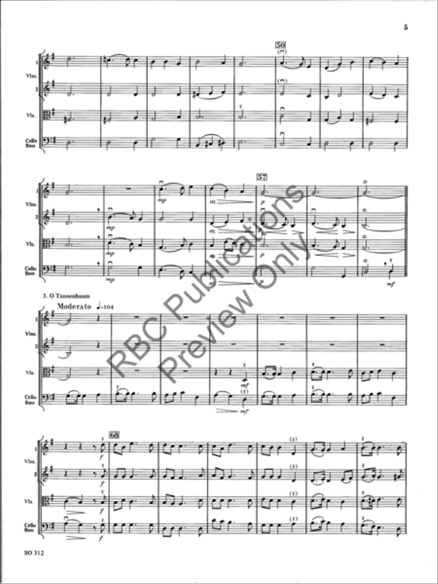 Holiday Medley (Score) String Orchestra scores gallery preview page 6