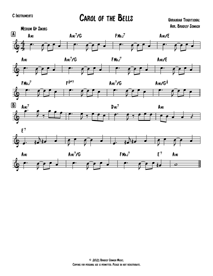 Christmas Fake Book with Jazz Chords Piano Solo scores gallery preview page 6