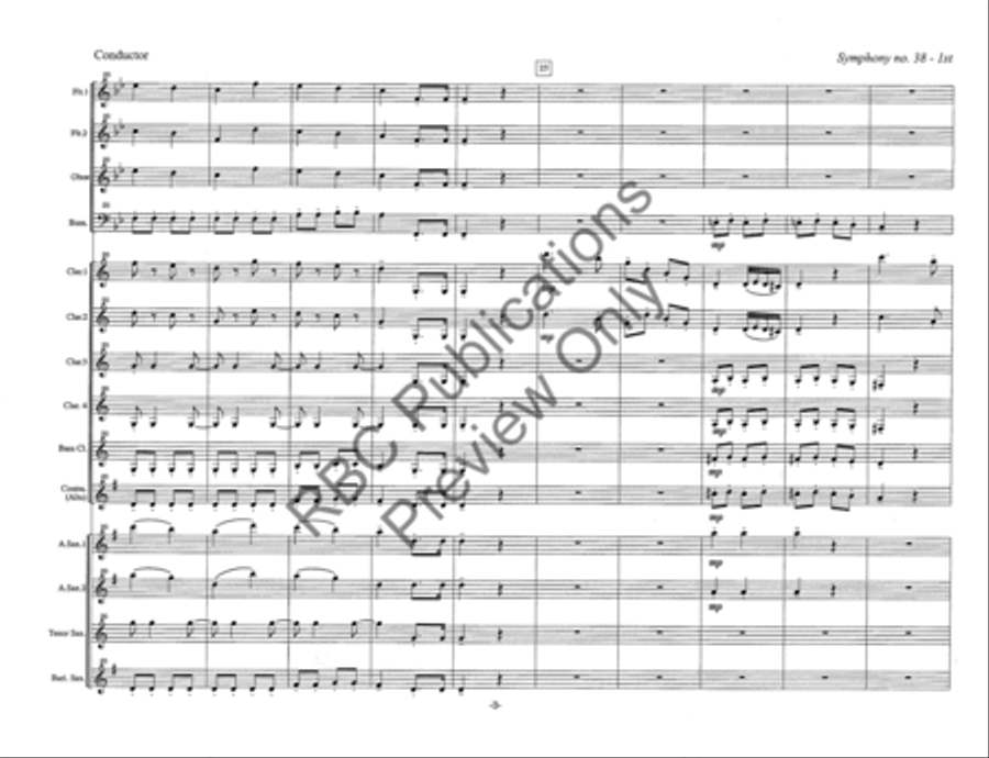 Symphony #38 Mvt 1 (Score) Score scores gallery preview page 6