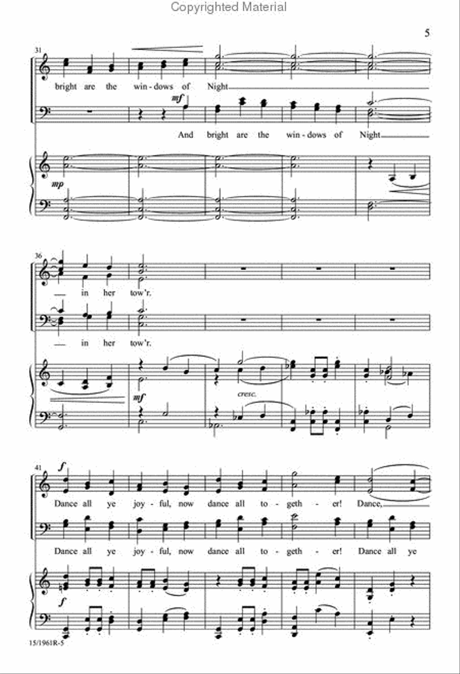 Sing All Ye Joyful 4-Part scores gallery preview page 4
