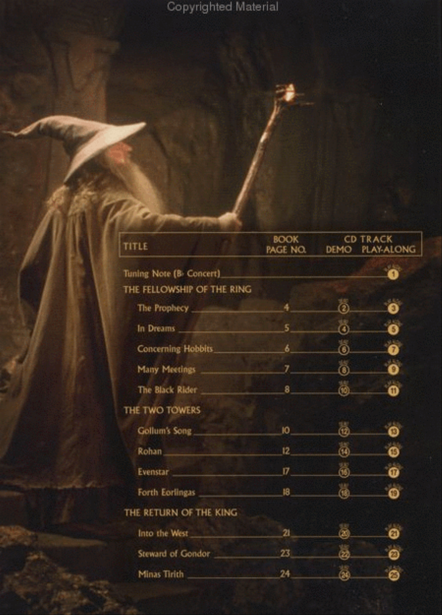 The Lord of the Rings - Instrumental Solos (Trombone) Trombone Solo scores gallery preview page 2