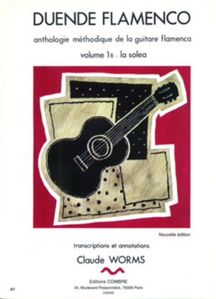 Book cover for Duende flamenco - Volume 1B - Solea
