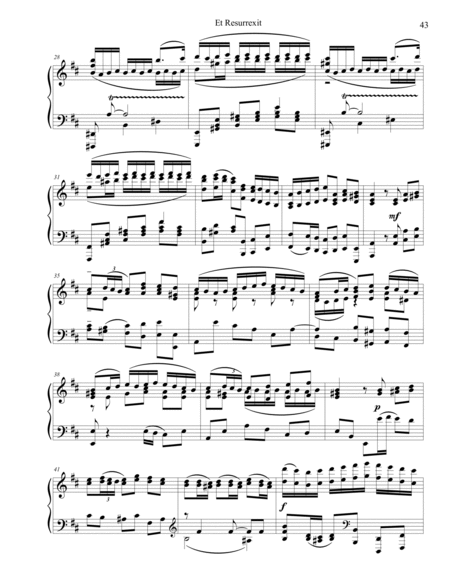 Et Resurrectix - Piano Transcription - Bach/Usman