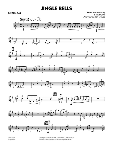 Jingle Bells - Baritone Sax