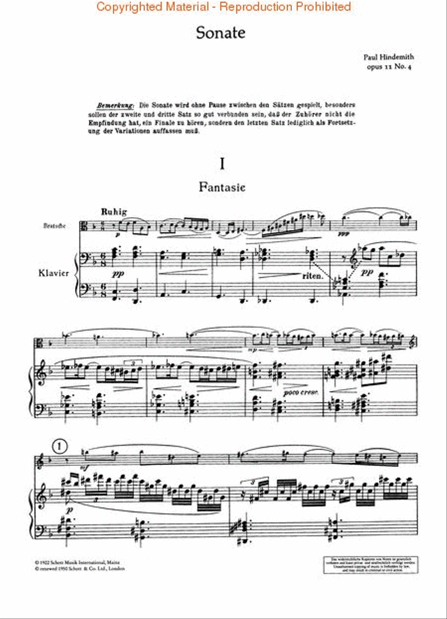 Sonata in F, Op. 11, No. 4 (1919) Piano Accompaniment scores gallery preview page 2