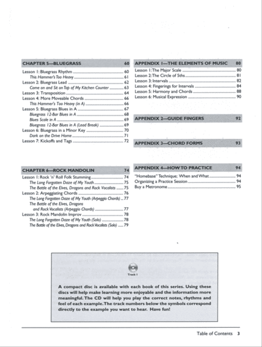 Beginning Mandolin (Book and DVD) Mandolin scores gallery preview page 3