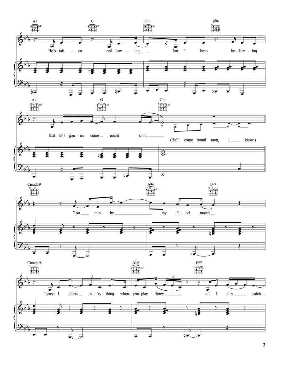 Come Round Soon Come Round Soon Piano, Vocal, Guitar scores gallery preview page 3