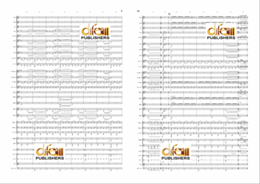 Madagascar 2 Concert Band scores gallery preview page 5