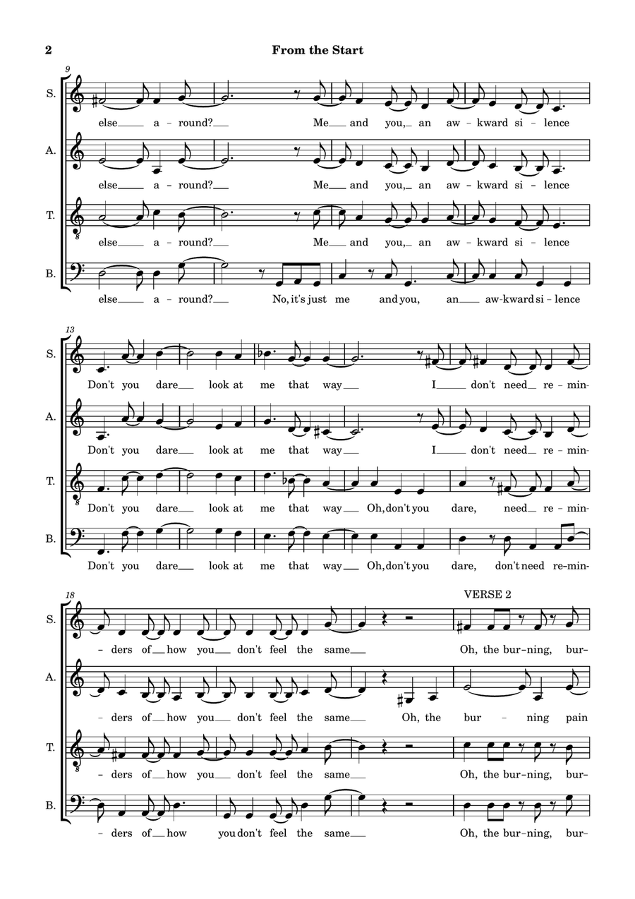 From The Start 4-Part scores gallery preview page 2