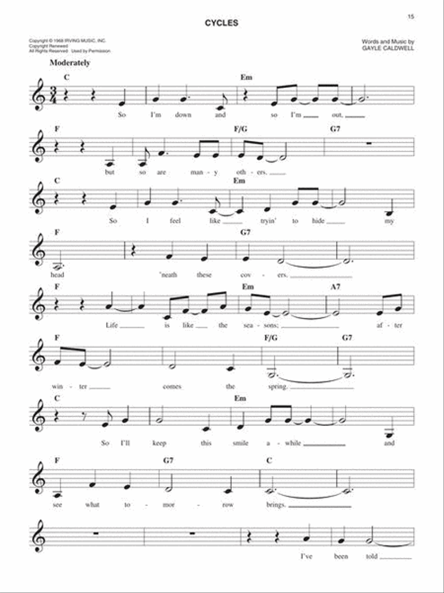The Easy Sixties Fake Book Piano scores gallery preview page 9