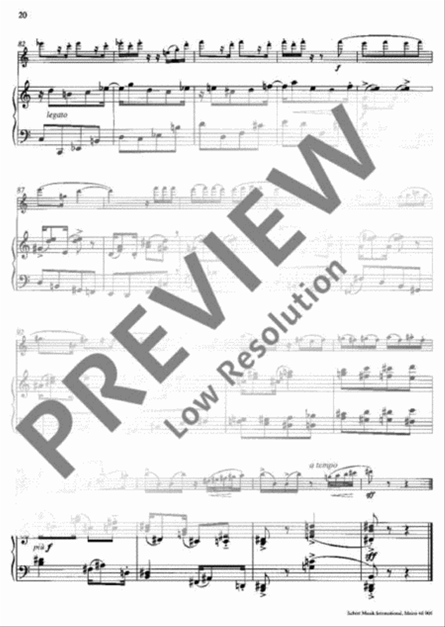Humoresken und Romanzen Humoresken und Romanzen Flute Solo scores gallery preview page 21