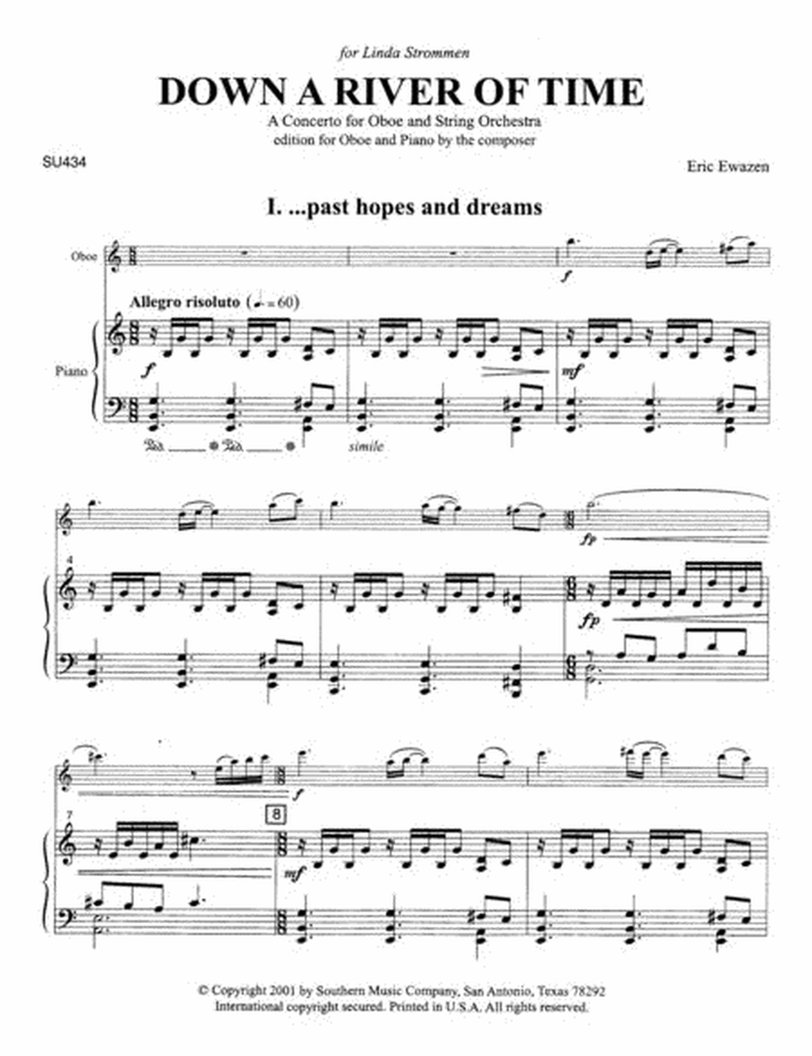 Down a River of Time (Concerto for Oboe)