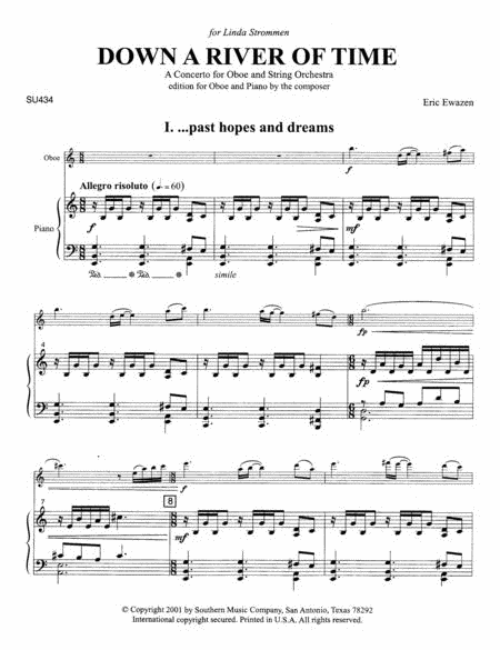 Down a River of Time (Concerto for Oboe)